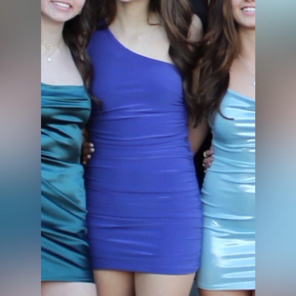 Luca purple mini dress